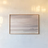 Light House by Nathan Larson. shown as a paper print in a natural frame. Available as a archival giclee rolled canvas, fine art paper, or poster print. SKU 71431i.