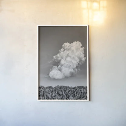 Lighten Up by Nathan Larson. shown as a paper print in a white frame. Available as a archival giclee rolled canvas, fine art paper, or poster print. SKU 88861h.