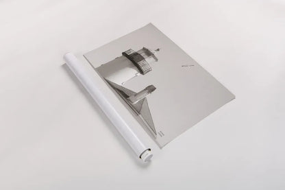 Lighthouse Fly Over by Nathan Larson. shown as a rolled paper print. Available as archival giclee rolled canvas, fine art paper, or poster print. SKU 87193i.