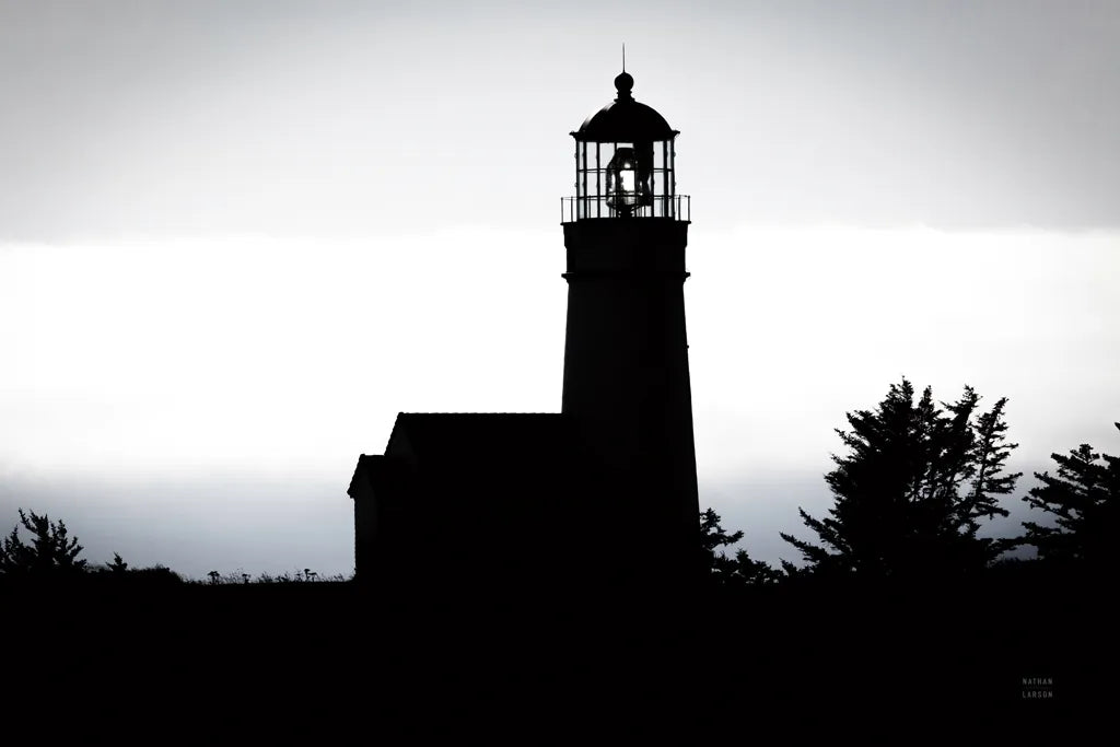 Lighthouse Forest by Nathan Larson. SKU 90174i. Archival Giclee Fine art print for wall decor.