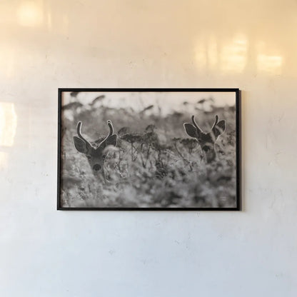 Lighthouse Keepers by Nathan Larson. shown as a paper print in a black flame. Available as a archival giclee rolled canvas, fine art paper, or poster print. SKU 89460i.
