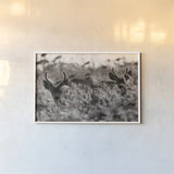 Lighthouse Keepers by Nathan Larson. shown as a paper print in a white frame. Available as a archival giclee rolled canvas, fine art paper, or poster print. SKU 89460i.