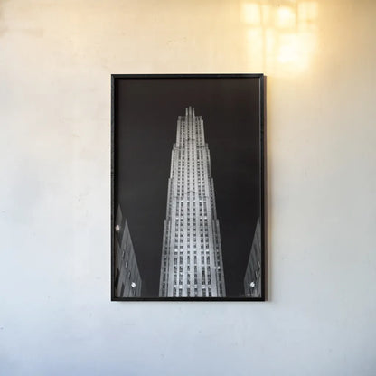 Like a Rock by Nathan Larson. shown as a paper print in a black flame. Available as a archival giclee rolled canvas, fine art paper, or poster print. SKU 82417h.