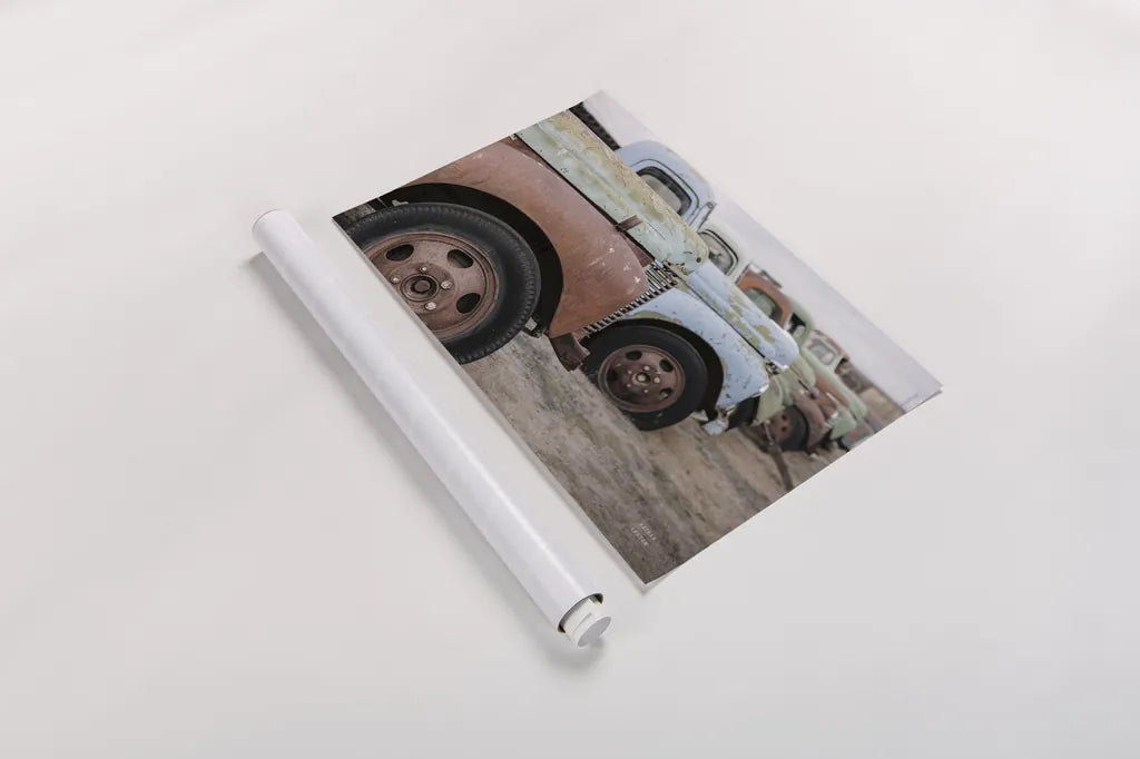 Line Up by Nathan Larson. shown as a rolled paper print. Available as archival giclee rolled canvas, fine art paper, or poster print. SKU 87721i.