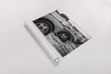 Line Up BW by Nathan Larson. shown as a rolled paper print. Available as archival giclee rolled canvas, fine art paper, or poster print. SKU 87723i.