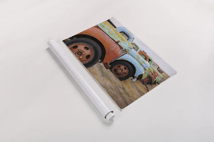 Line Up Bright by Nathan Larson. shown as a rolled paper print. Available as archival giclee rolled canvas, fine art paper, or poster print. SKU 87722i.