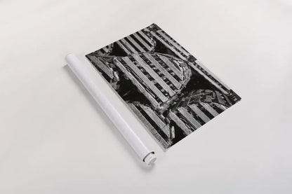 Lobster Traps by Nathan Larson. shown as a rolled paper print. Available as archival giclee rolled canvas, fine art paper, or poster print. SKU 102032i.