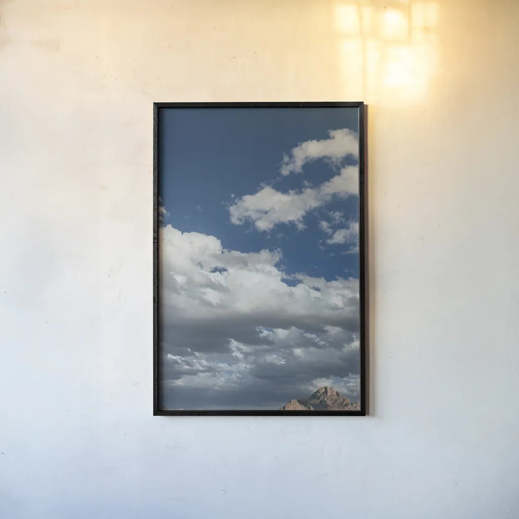 Long Way to Ride by Nathan Larson. shown as a paper print in a black flame. Available as a archival giclee rolled canvas, fine art paper, or poster print. SKU 79408h.