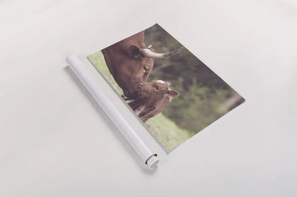 Longhorn Pairing by Nathan Larson. shown as a rolled paper print. Available as archival giclee rolled canvas, fine art paper, or poster print. SKU 91898i.