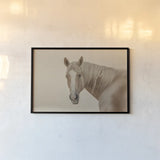 Looking Back by Nathan Larson. shown as a paper print in a black flame. Available as a archival giclee rolled canvas, fine art paper, or poster print. SKU 104781i.