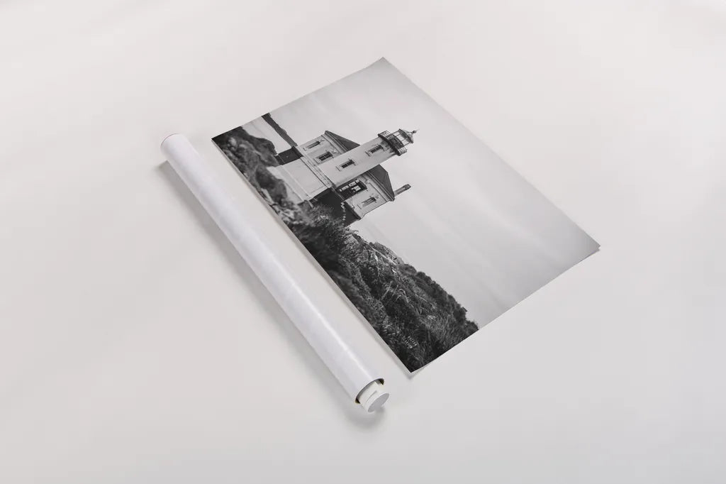 Looking Out by Nathan Larson. shown as a rolled paper print. Available as archival giclee rolled canvas, fine art paper, or poster print. SKU 90478i.