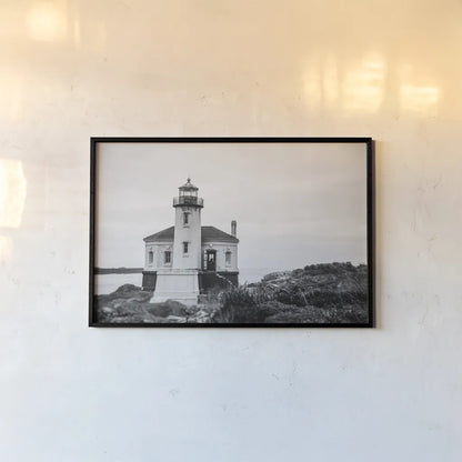 Looking Out by Nathan Larson. shown as a paper print in a black flame. Available as a archival giclee rolled canvas, fine art paper, or poster print. SKU 90478i.