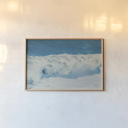 Lost Coast Waves I by Nathan Larson. shown as a paper print in a natural frame. Available as a archival giclee rolled canvas, fine art paper, or poster print. SKU 86996i.