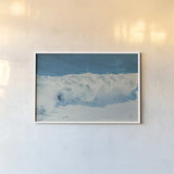 Lost Coast Waves I by Nathan Larson. shown as a paper print in a white frame. Available as a archival giclee rolled canvas, fine art paper, or poster print. SKU 86996i.