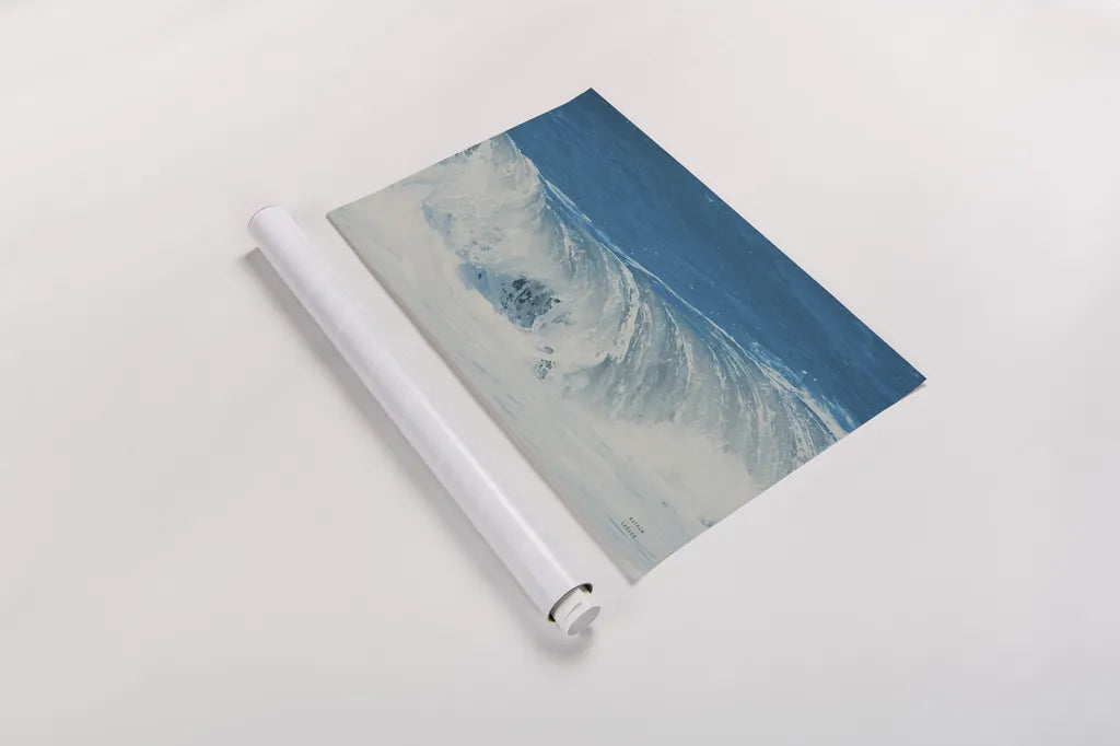 Lost Coast Waves II by Nathan Larson. shown as a rolled paper print. Available as archival giclee rolled canvas, fine art paper, or poster print. SKU 86997i.