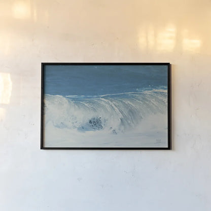 Lost Coast Waves II by Nathan Larson. shown as a paper print in a black flame. Available as a archival giclee rolled canvas, fine art paper, or poster print. SKU 86997i.