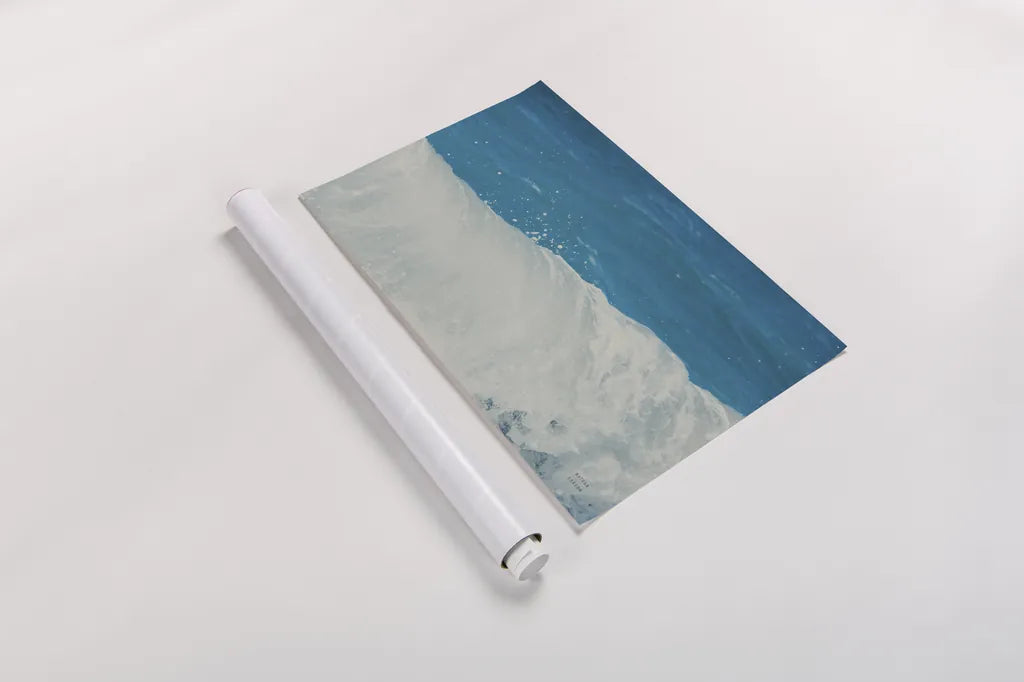 Lost Coast Waves IV by Nathan Larson. shown as a rolled paper print. Available as archival giclee rolled canvas, fine art paper, or poster print. SKU 86999i.