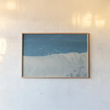 Lost Coast Waves IV by Nathan Larson. shown as a paper print in a natural frame. Available as a archival giclee rolled canvas, fine art paper, or poster print. SKU 86999i.