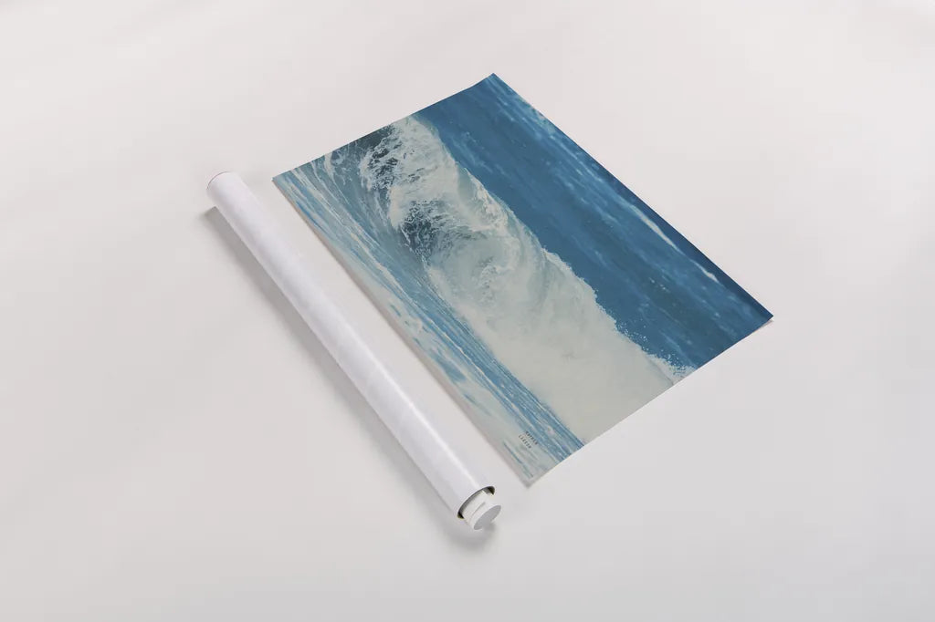 Lost Coast Waves V by Nathan Larson. shown as a rolled paper print. Available as archival giclee rolled canvas, fine art paper, or poster print. SKU 87000i.