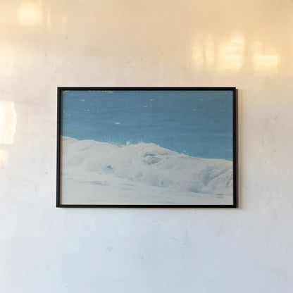 Lost Coast Waves VI by Nathan Larson. shown as a paper print in a black flame. Available as a archival giclee rolled canvas, fine art paper, or poster print. SKU 87001i.