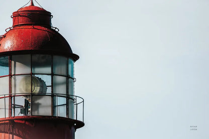 Low Point Lighthouse View by Nathan Larson. SKU 100498i. Archival Giclee Fine art print for wall decor.
