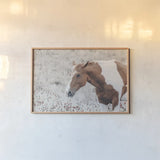 Lush Fields by Nathan Larson. shown as a paper print in a natural frame. Available as a archival giclee rolled canvas, fine art paper, or poster print. SKU 98706i.