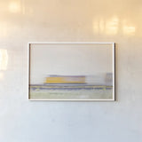 Marfa Rail by Nathan Larson. shown as a paper print in a white frame. Available as a archival giclee rolled canvas, fine art paper, or poster print. SKU 103211i.