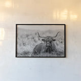 Meadow Guardian II by Nathan Larson. shown as a paper print in a black flame. Available as a archival giclee rolled canvas, fine art paper, or poster print. SKU 100481i.