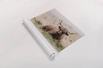 Meadow Guardian III by Nathan Larson. shown as a rolled paper print. Available as archival giclee rolled canvas, fine art paper, or poster print. SKU 100482i.