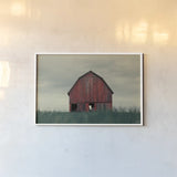 Middle America by Nathan Larson. shown as a paper print in a white frame. Available as a archival giclee rolled canvas, fine art paper, or poster print. SKU 98151i.