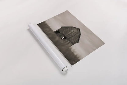 Middle America Sepia by Nathan Larson. shown as a rolled paper print. Available as archival giclee rolled canvas, fine art paper, or poster print. SKU 98152i.