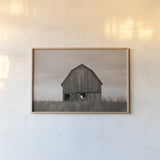 Middle America Sepia by Nathan Larson. shown as a paper print in a natural frame. Available as a archival giclee rolled canvas, fine art paper, or poster print. SKU 98152i.