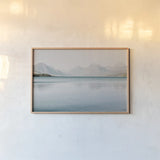 Montana Light V by Nathan Larson. shown as a paper print in a natural frame. Available as a archival giclee rolled canvas, fine art paper, or poster print. SKU 98331i.