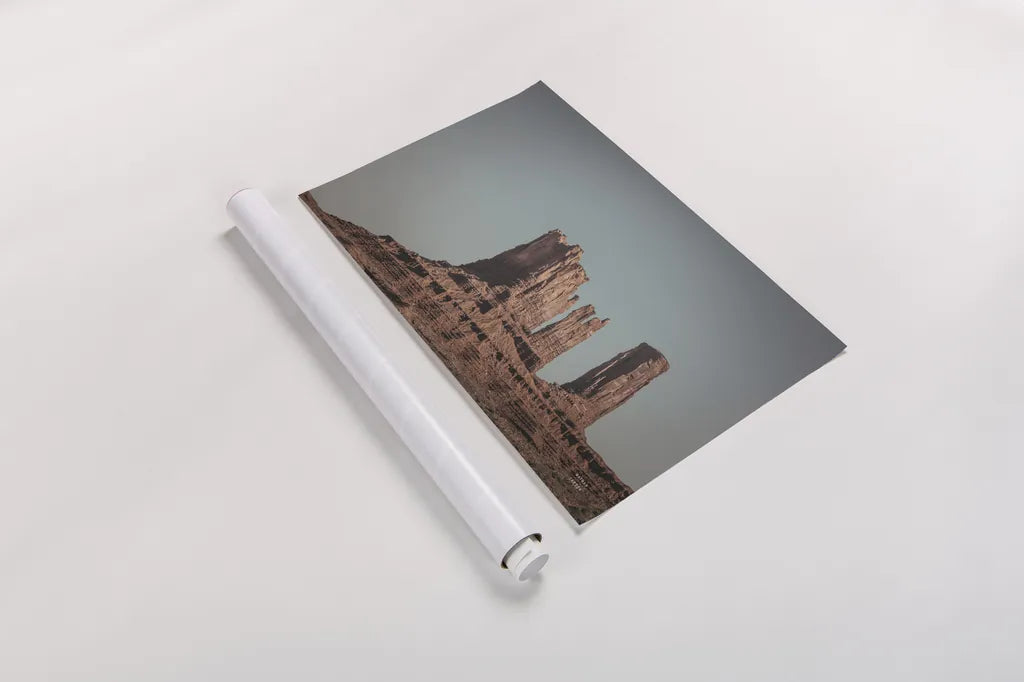 Monument Valley II by Nathan Larson. shown as a rolled paper print. Available as archival giclee rolled canvas, fine art paper, or poster print. SKU 86709i.