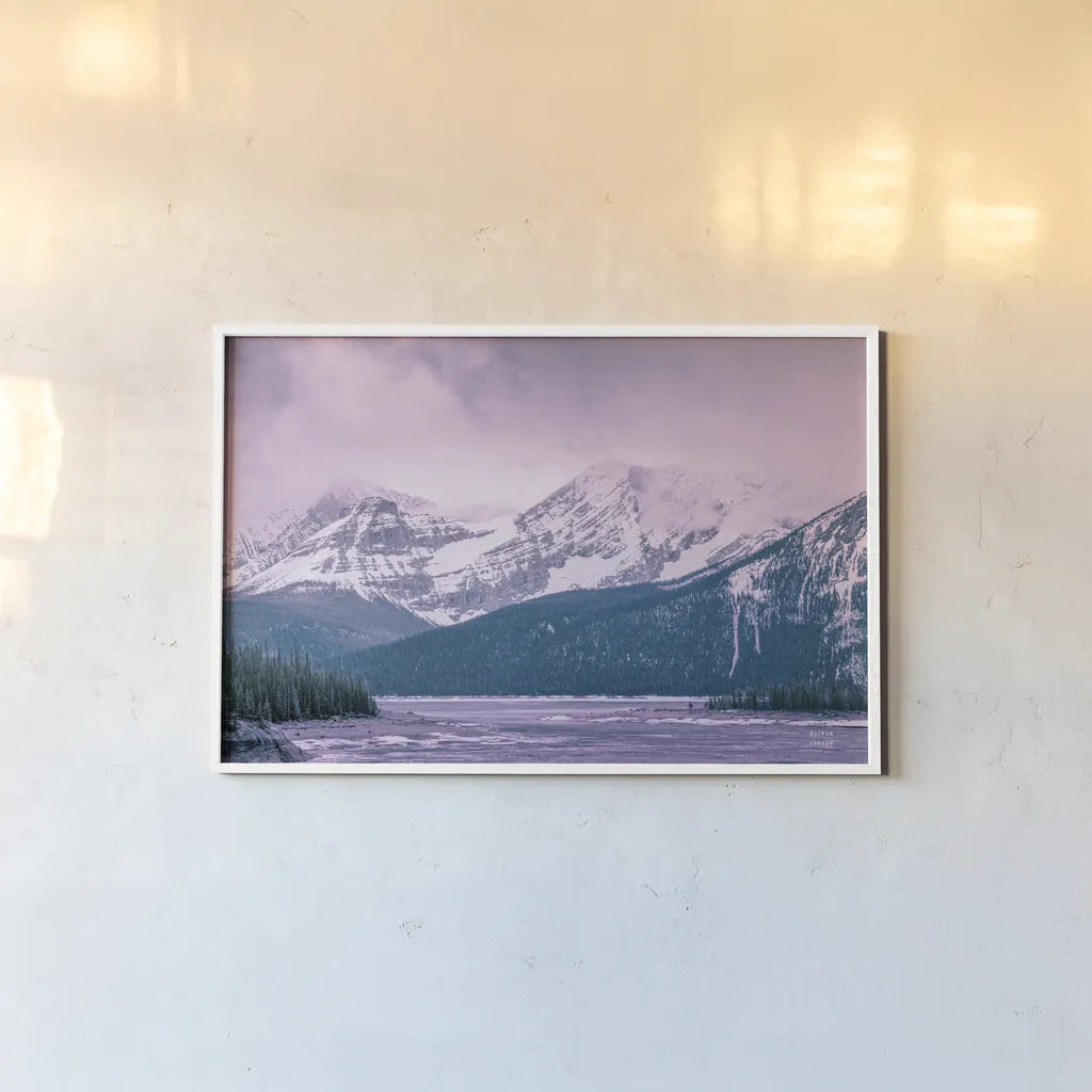 Mood Storms by Nathan Larson. shown as a paper print in a white frame. Available as a archival giclee rolled canvas, fine art paper, or poster print. SKU 81199i.