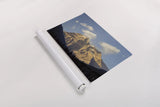 Mount Robson by Nathan Larson. shown as a rolled paper print. Available as archival giclee rolled canvas, fine art paper, or poster print. SKU 104558i.