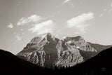 Mount Robson BW by Nathan Larson. SKU 104557i. Archival Giclee Fine art print for wall decor.