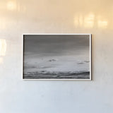 Mountain Cabin I by Nathan Larson. shown as a paper print in a white frame. Available as a archival giclee rolled canvas, fine art paper, or poster print. SKU 82742i.