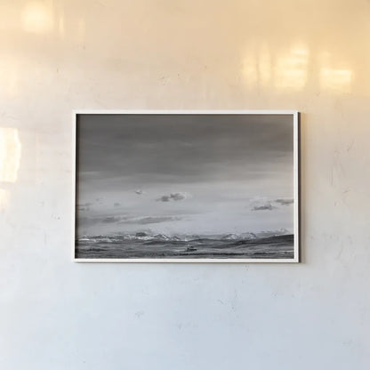 Mountain Cabin I by Nathan Larson. shown as a paper print in a white frame. Available as a archival giclee rolled canvas, fine art paper, or poster print. SKU 82742i.