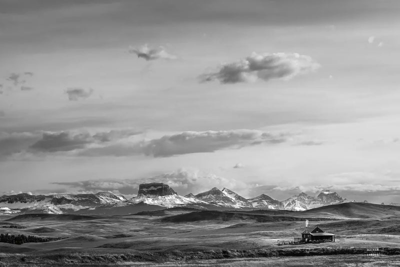 Mountain Cabin II by Nathan Larson. SKU 82743i. Archival Giclee Fine art print for wall decor.