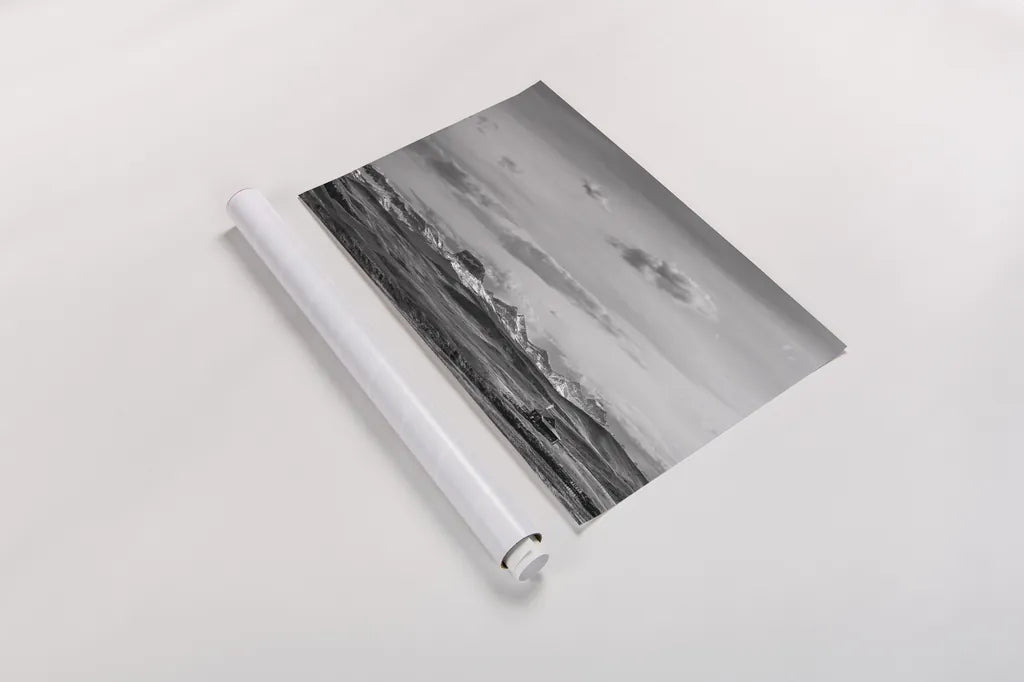 Mountain Cabin II by Nathan Larson. shown as a rolled paper print. Available as archival giclee rolled canvas, fine art paper, or poster print. SKU 82743i.