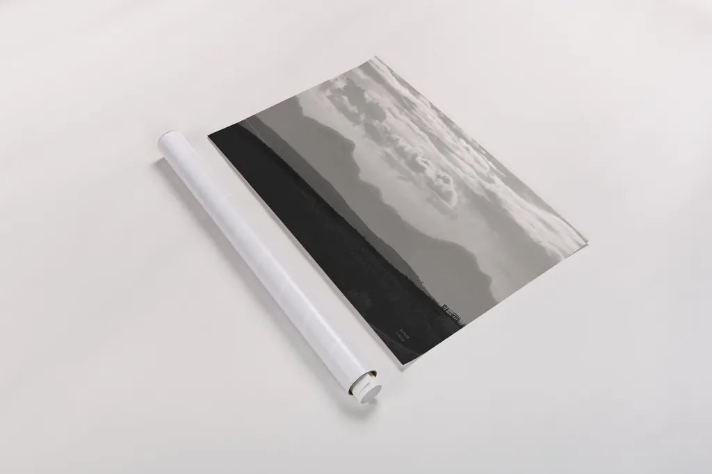 Mountain Layers by Nathan Larson. shown as a rolled paper print. Available as archival giclee rolled canvas, fine art paper, or poster print. SKU 81197i.