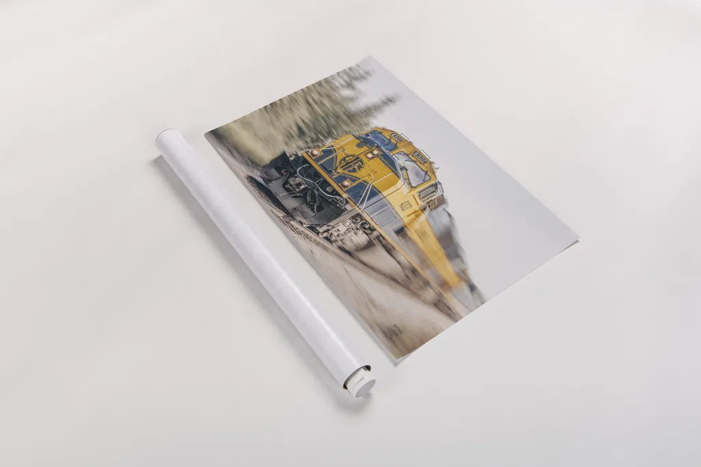 Moving History by Nathan Larson. shown as a rolled paper print. Available as archival giclee rolled canvas, fine art paper, or poster print. SKU 94126i.