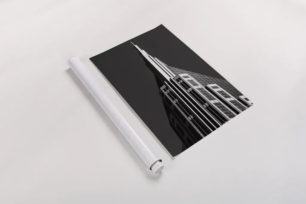 Nashville Rising by Nathan Larson. shown as a rolled paper print. Available as archival giclee rolled canvas, fine art paper, or poster print. SKU 99192h.