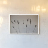 Natural Grasses by Nathan Larson. shown as a paper print in a white frame. Available as a archival giclee rolled canvas, fine art paper, or poster print. SKU 79425i.