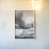 New England Summer by Nathan Larson. shown as a paper print in a white frame. Available as a archival giclee rolled canvas, fine art paper, or poster print. SKU 85791h.