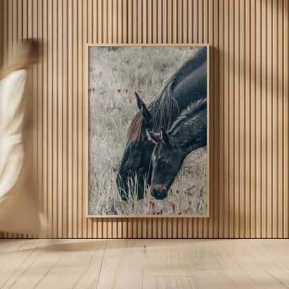 New Graze II by Nathan Larson. shown as over sized large wall art. Available as an archival giclee rolled canvas, fine art paper, or poster print. SKU 98715h.