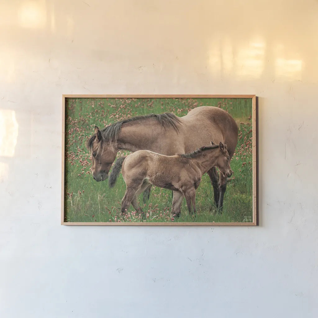 New Life by Nathan Larson. shown as a paper print in a natural frame. Available as a archival giclee rolled canvas, fine art paper, or poster print. SKU 98712i.