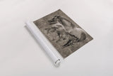 New Life Sepia by Nathan Larson. shown as a rolled paper print. Available as archival giclee rolled canvas, fine art paper, or poster print. SKU 98713i.