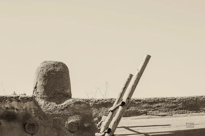 New Mexico Adobe by Nathan Larson. SKU 81818i. Archival Giclee Fine art print for wall decor.